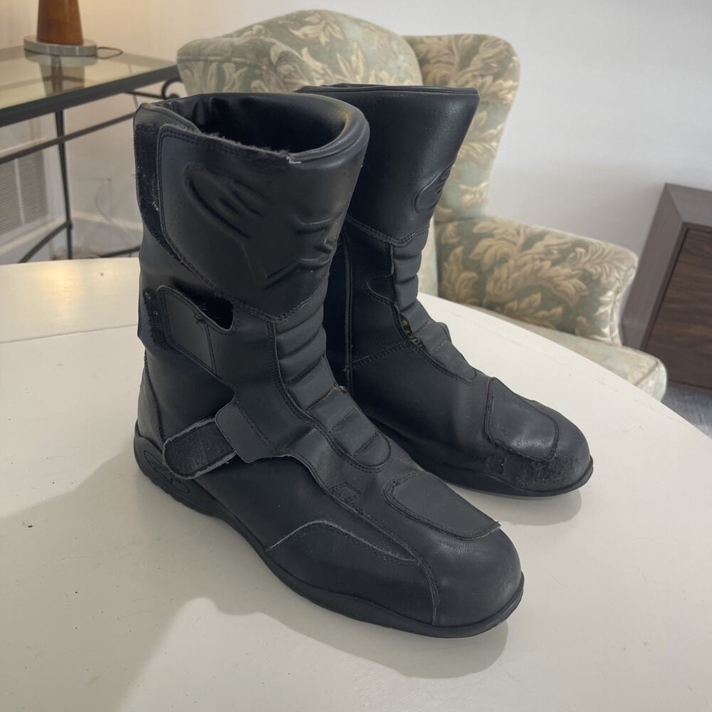 Alpinestars Men 10.5 Waterproof Motorcycle Boots Size Vintage Flaw